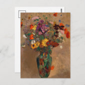 Bouquet der Wildblumen | Odilon Redon Postcard Postkarte (Vorne/Hinten)