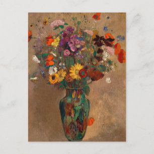 Bouquet der Wildblumen   Odilon Redon Postcard Postkarte