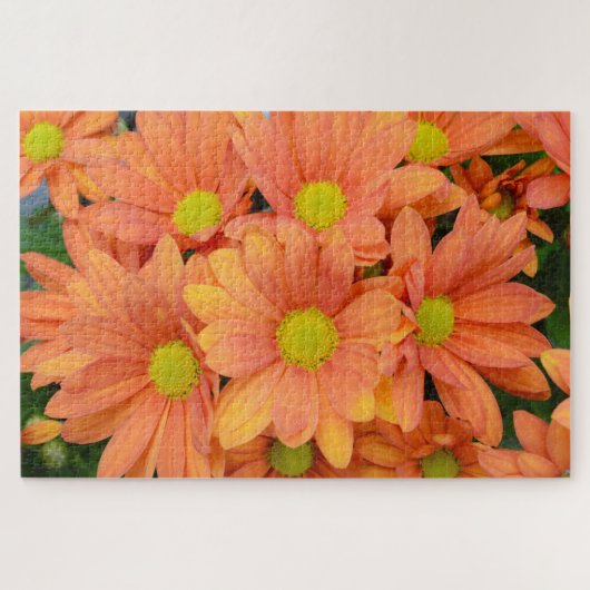Bouquet der wunderschönen Orangen Blume Puzzle (Horizontal)