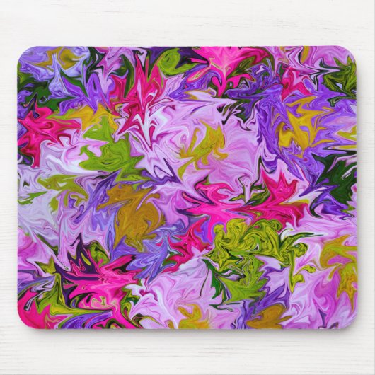 Bouquet des Abstrakten Kunstdesigns Mousepad (Vorne)