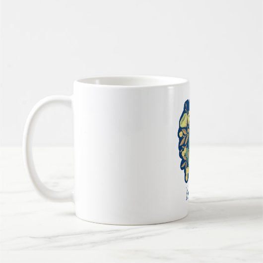 Bouquet des Widerstands l Tasse mit Personalisieru (Links)