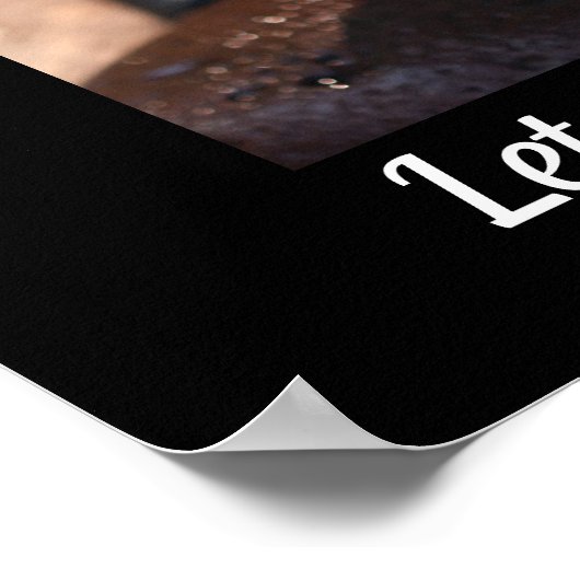 Bouquet farbenfrohe Rose Poster (Ecke)