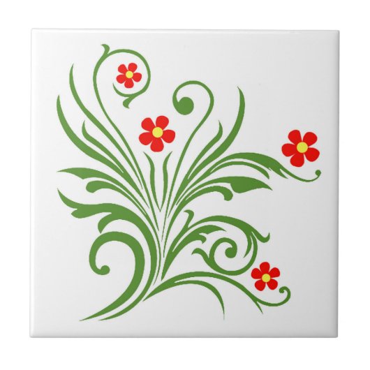 Bouquet Fliese (Vorderseite)
