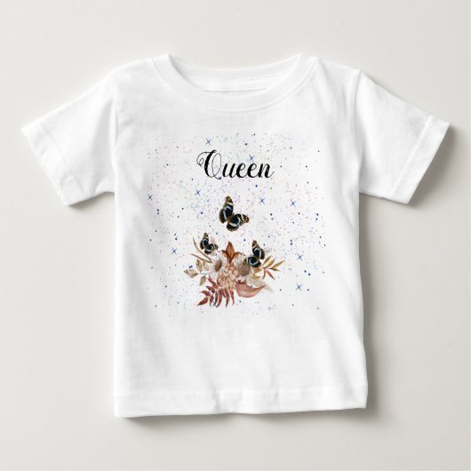 Bouquet floral blooming garden baby t-shirt (Vorderseite)