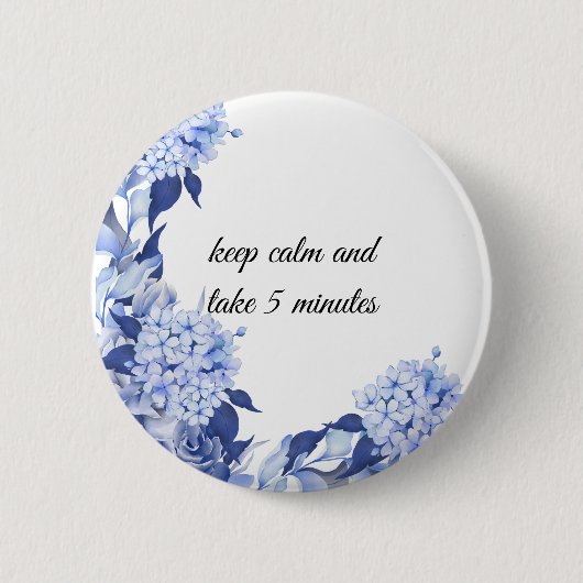 Bouquet floral blooming garden button (Vorderseite)