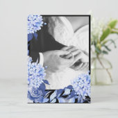 Bouquet floral blooming garden dankeskarte (Stehend Vorderseite)