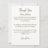 Bouquet floral blooming garden dankeskarte (Rückseite)