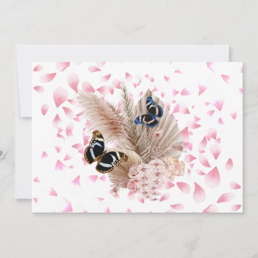 Bouquet floral blooming garden dankeskarte (Vorderseite)