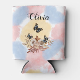 Bouquet floral blooming garden dosenkühler