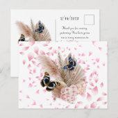 Bouquet floral blooming garden feiertagspostkarte (Vorne/Hinten)