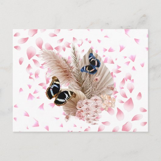 Bouquet floral blooming garden feiertagspostkarte (Vorderseite)