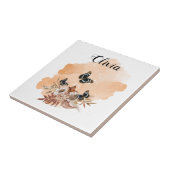 Bouquet floral blooming garden fliese (Seite)