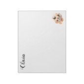 Bouquet floral blooming garden notizblock (Rotiert)
