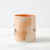 Bouquet floral blooming garden tasse (Zentrum)