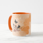 Bouquet floral blooming garden tasse (Vorderseite Links)