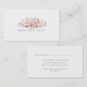 Bouquet Frische Pasta machen Terminkarte (Vorne/Hinten)