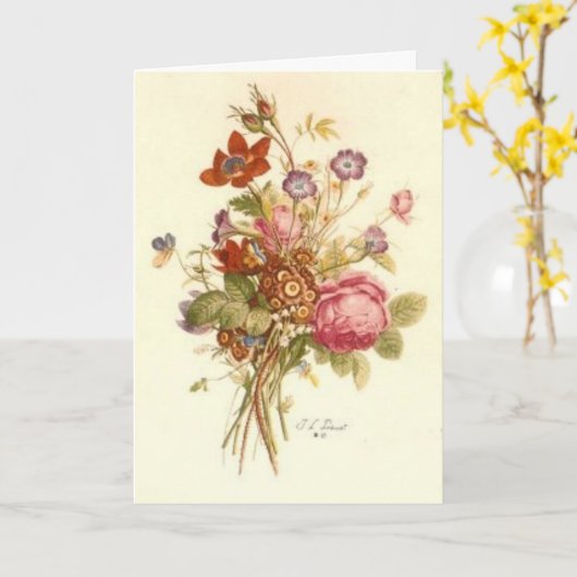 Bouquet für Mama Karte (Gelbe Blume)