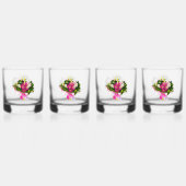 Bouquet für Mama Whiskyglas (Vorderseite)