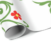 Bouquet Geschenkpapier (Rolleneckpunkt)