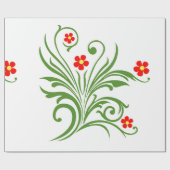 Bouquet Geschenkpapier (Flach)