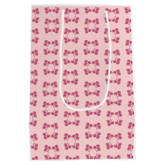 Bouquet-Geschenktasche Mittlere Geschenktüte (Rückseite)