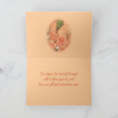 Bouquet Get Well Wünsche 2 - anpassen Karte (Innenseite)