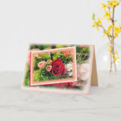 Bouquet Get Well Wünsche 2 - anpassen Karte (Gelbe Blume)