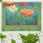 Bouquet in Border I Küchentuch (Gefaltet)