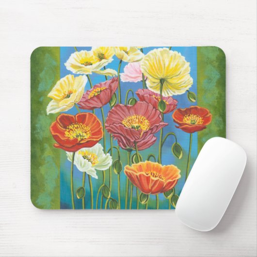 Bouquet in Border I Mousepad (Mit Mouse)
