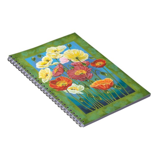 Bouquet in Border I Notizblock (Rechte Seite)