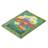 Bouquet in Border I Notizblock (Linke Seite)