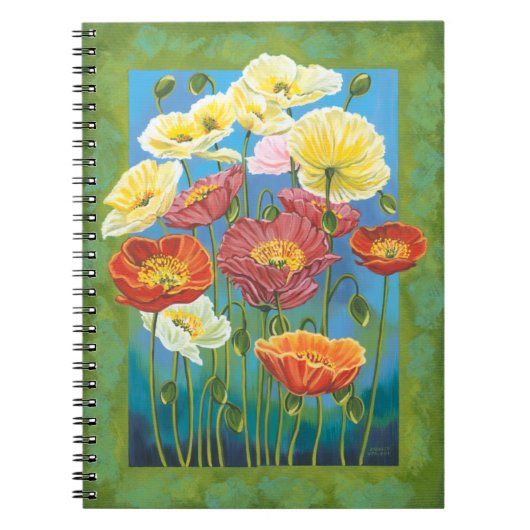 Bouquet in Border I Notizblock (Vorderseite)