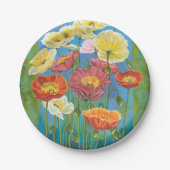 Bouquet in Border I Pappteller (Vorderseite)