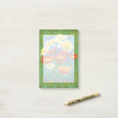 Bouquet in Border I Post-it Klebezettel (Auf Schreibtisch)