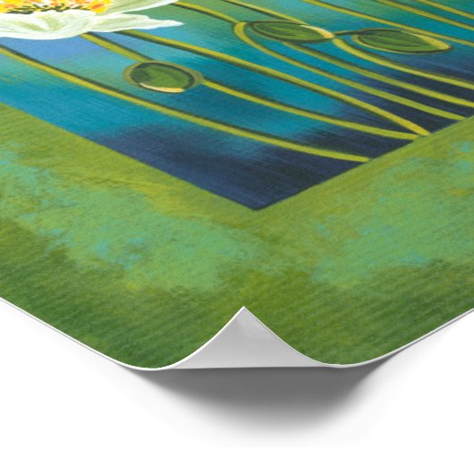 Bouquet in Border I Poster (Ecke)