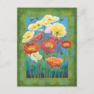 Bouquet in Border I Postkarte