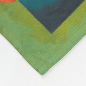 Bouquet in Border II Fleecedecke (Ecke)