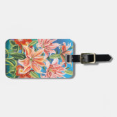 Bouquet in Border II Gepäckanhänger (Vorderseite horizontal)