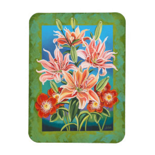 Bouquet in Border II Magnet