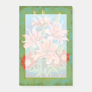 Bouquet in Border II Post-it Klebezettel