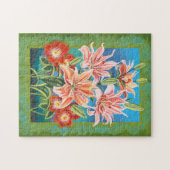 Bouquet in Border II Puzzle (Horizontal)