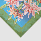 Bouquet in Border II Seidenpapier (Ausschnitt)