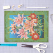 Bouquet in Border II Seidenpapier (Handwerk)