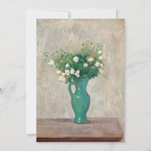 Bouquet in einer Vase der grünen Blume | Tadeusz M (Vorderseite)