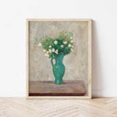 Bouquet in einer Vase der grünen Blume | Tadeusz M Poster