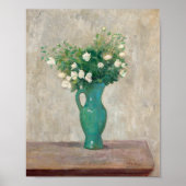 Bouquet in einer Vase der grünen Blume | Tadeusz M Poster (Vorne)