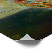 Bouquet in einer Vase von Auguste Renoir Poster (Ecke)