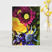 Bouquet, Karte (Gelbe Blume)