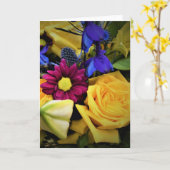 Bouquet, Karte (Gelbe Blume)