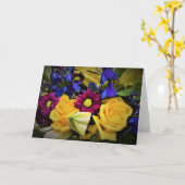 Bouquet, Karte (Gelbe Blume)